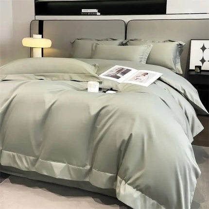 Parure de lit en coton égyptien 1000TC 200x230 cm en