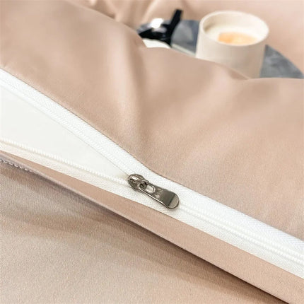 Parure de lit en coton égyptien 1000TC 200x230 cm en