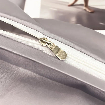 Parure de lit en coton égyptien 1000TC 200x230 cm en