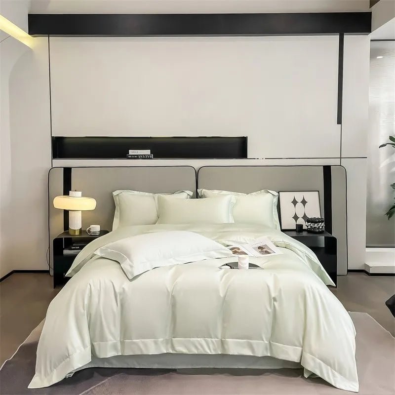 Parure de lit en coton égyptien 1000TC 200x230 cm en