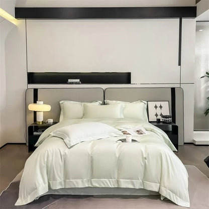 Parure de lit en coton égyptien 1000TC 200x230 cm en