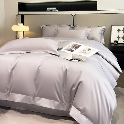Parure de lit en coton égyptien 1000TC 200x230 cm en