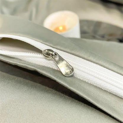 Parure de lit en coton égyptien 1000TC 200x230 cm en