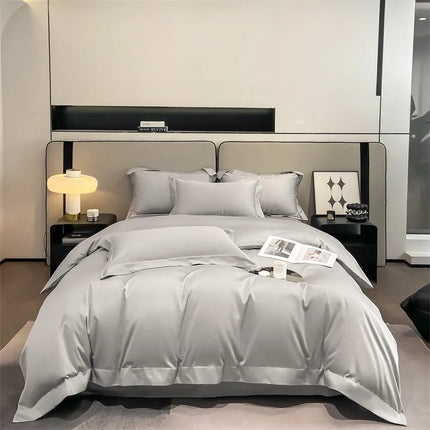 Parure de lit en coton égyptien 1000TC 200x230 cm en