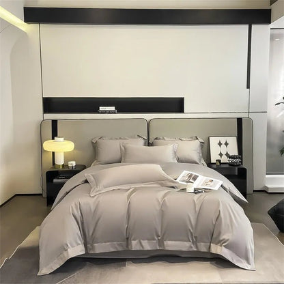 Parure de lit en coton égyptien 1000TC 200x230 cm en