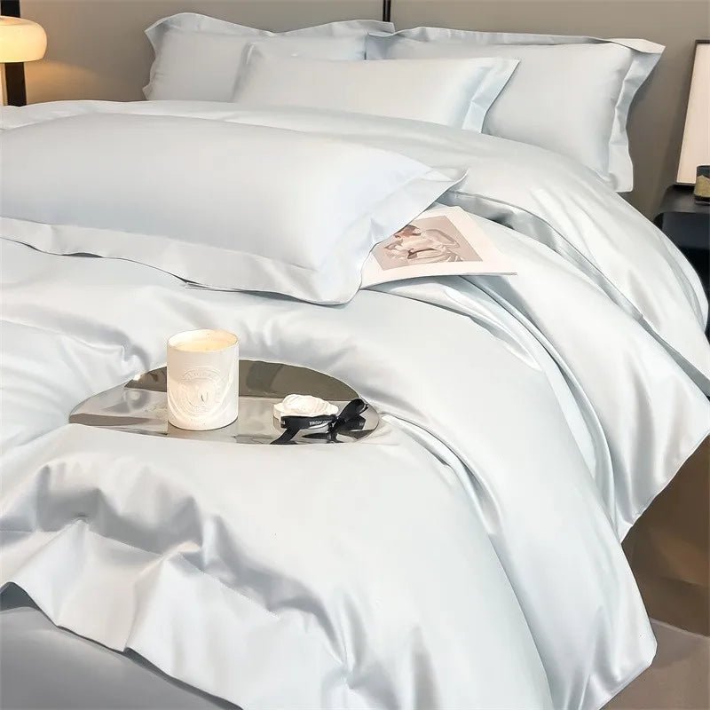 Parure de lit en coton égyptien 1000TC 220x240 cm en