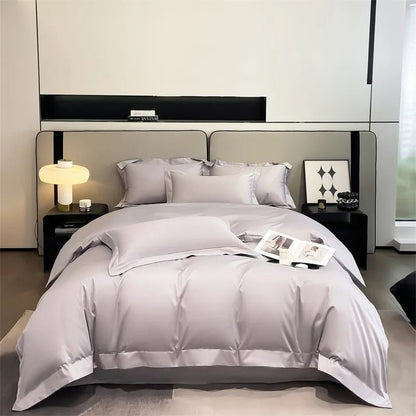 Parure de lit en coton égyptien 1000TC 220x240 cm en