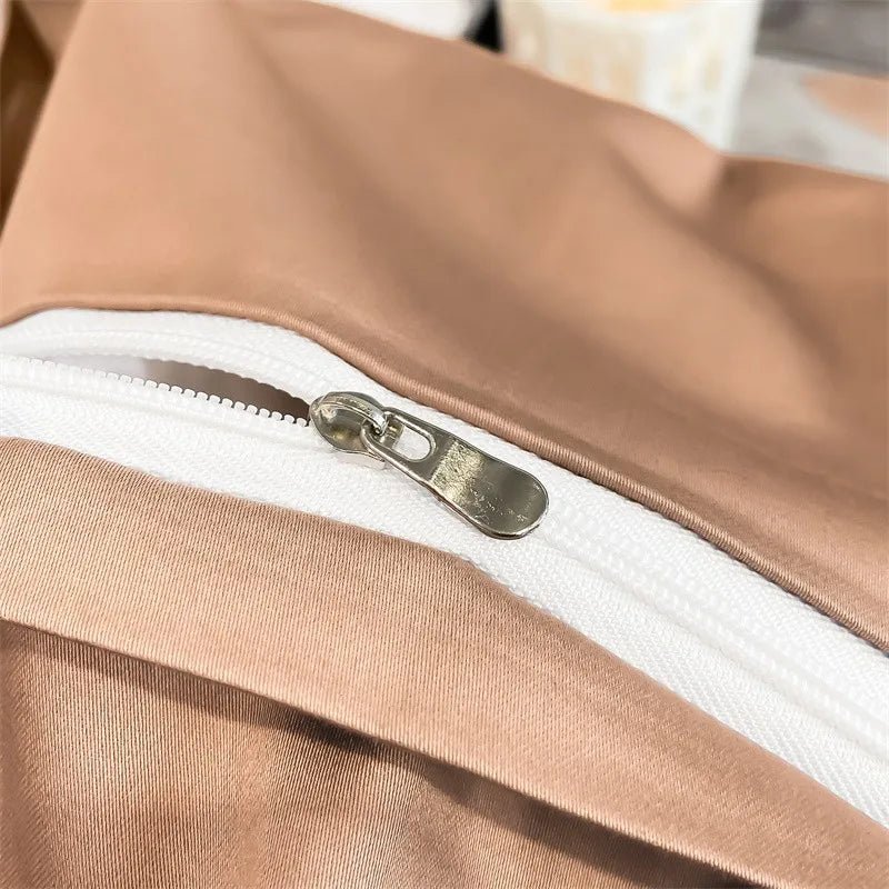 Parure de lit en coton égyptien 1000TC 220x240 cm en