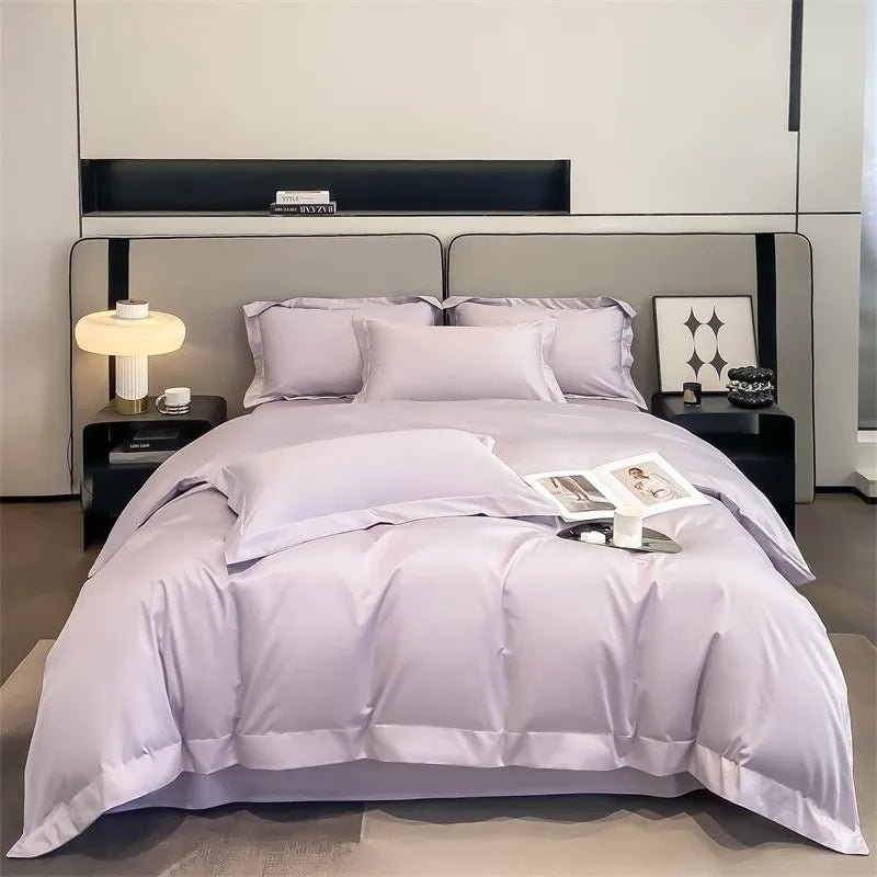 Parure de lit en coton égyptien 1000TC 220x240 cm en