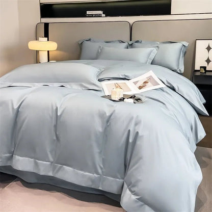 Parure de lit en coton égyptien 1000TC 220x240 cm en