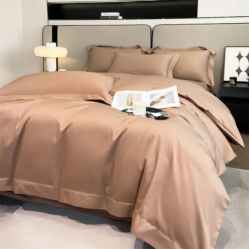 Parure de lit en coton égyptien 1000TC 220x240 cm en