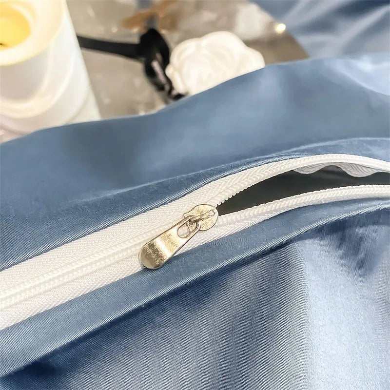 Parure de lit en coton égyptien 1000TC 220x240 cm en