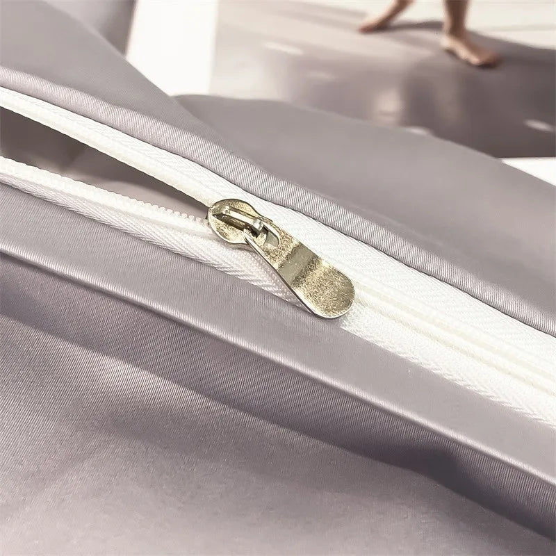 Parure de lit en coton égyptien 1000TC 220x240 cm en