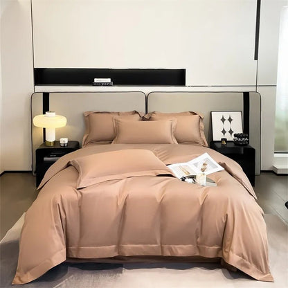 Parure de lit en coton égyptien 1000TC 220x240 cm en