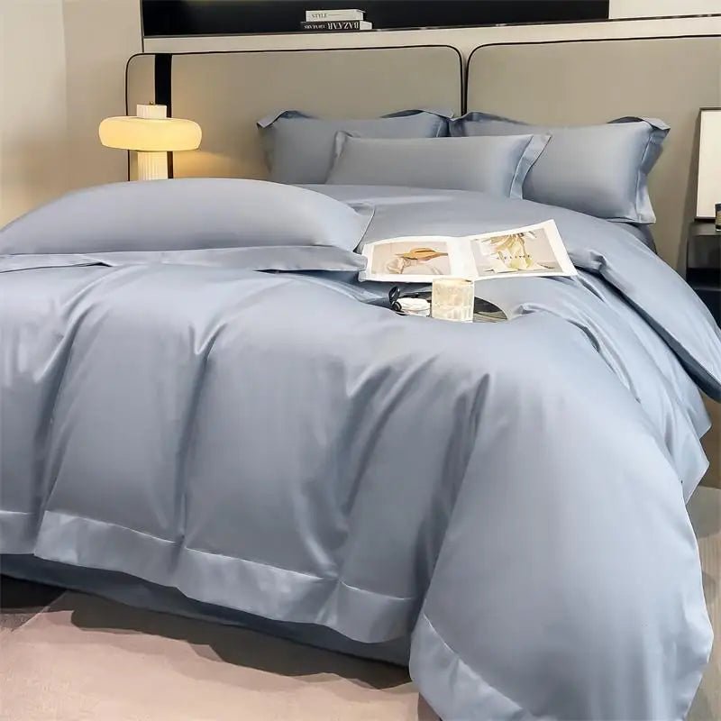 Parure de lit en coton égyptien 1000TC 220x240 cm en