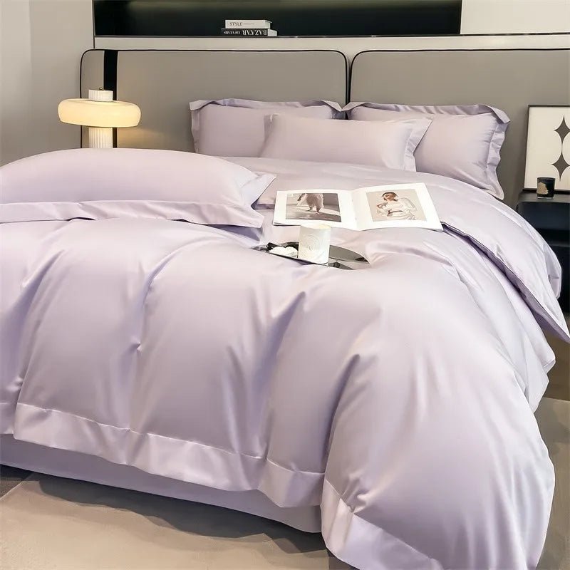 Parure de lit en coton égyptien 1000TC 220x240 cm en