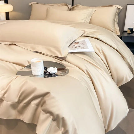 Parure de lit en coton égyptien 1000TC 220x240 cm en