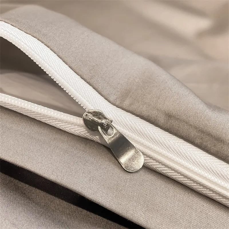 Parure de lit en coton égyptien 1000TC 220x240 cm en