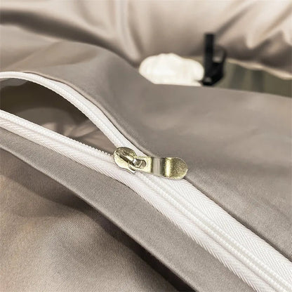 Parure de lit en coton égyptien 1000TC 220x240 cm en