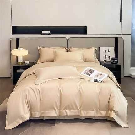 Parure de lit en coton égyptien 1000TC 220x240 cm en