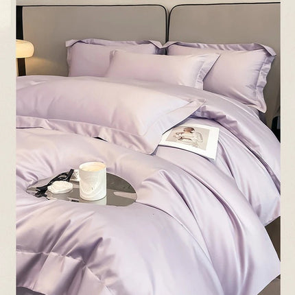 Parure de lit en coton égyptien de couleur unie 150x200cm en