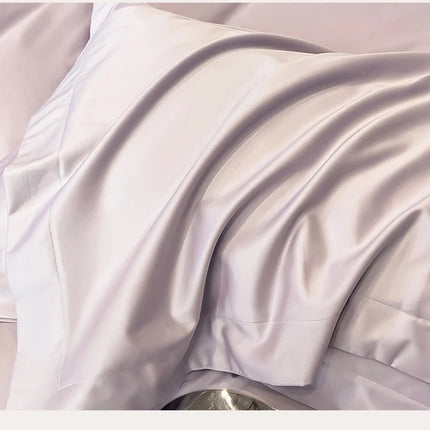 Parure de lit en coton égyptien de couleur unie 200x230cm en