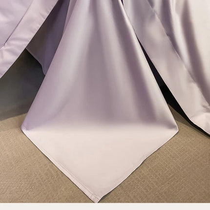 Parure de lit en coton égyptien de couleur unie 220x240cm en