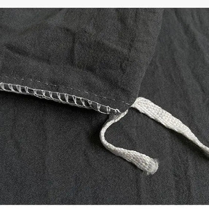 Parure de lit en coton lavé 200x230 cm – 4 pièces en