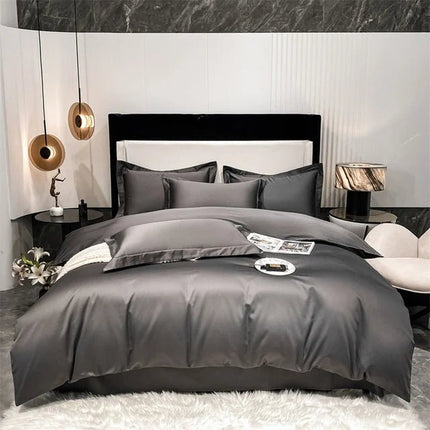 Parure de lit luxe en coton égyptien 1000TC 150x200 cm en
