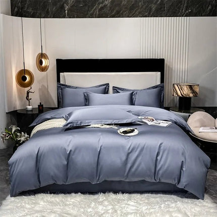Parure de lit luxe en coton égyptien 1000TC 150x200 cm en