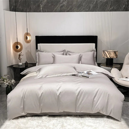 Parure de lit luxe en coton égyptien 1000TC 150x200 cm en
