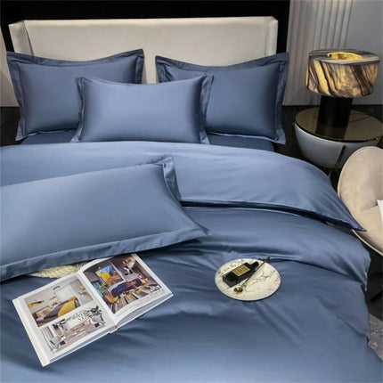 Parure de lit luxe en coton égyptien 1000TC 150x200 cm en