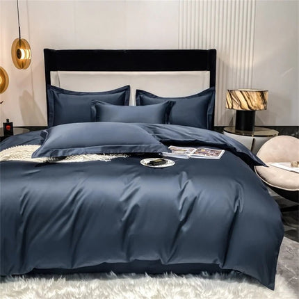 Parure de lit luxe en coton égyptien 1000TC 150x200 cm en