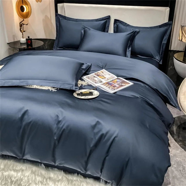 Parure de lit luxe en coton égyptien 1000TC 150x200 cm en