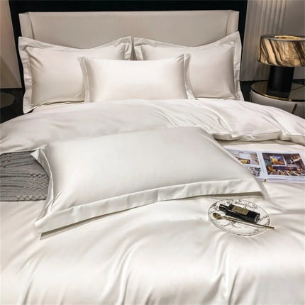 Parure de lit luxe en coton égyptien 1000TC 150x200 cm en