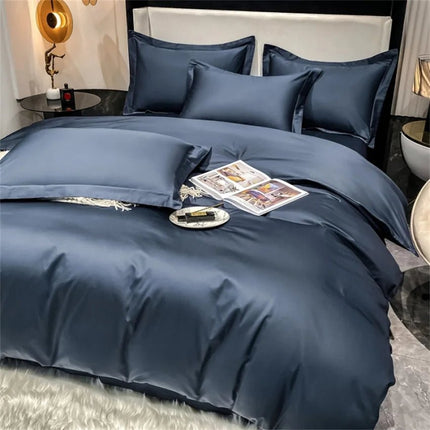 Parure de lit luxe en coton égyptien 1000TC 200x230 cm en