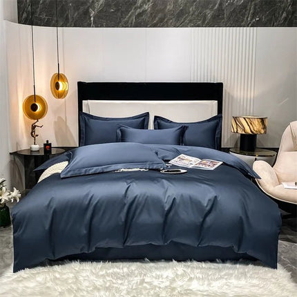 Parure de lit luxe en coton égyptien 1000TC 220x240 cm en