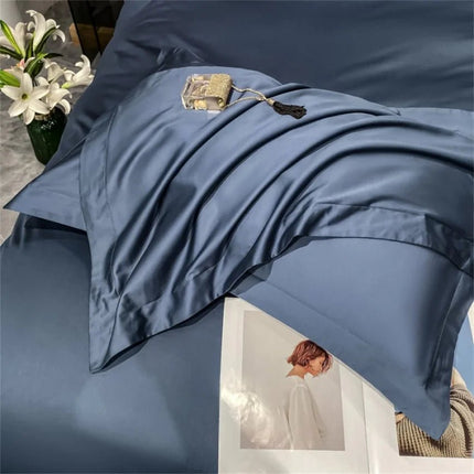 Parure de lit luxe en coton égyptien 1000TC 220x240 cm en