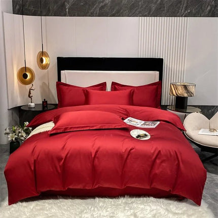 Parure de lit luxe en coton égyptien 1000TC 220x240 cm en