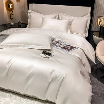 Parure de lit luxe en coton égyptien 1000TC 220x240 cm en