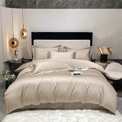 Parure de lit luxe en coton égyptien 1000TC 220x240 cm en