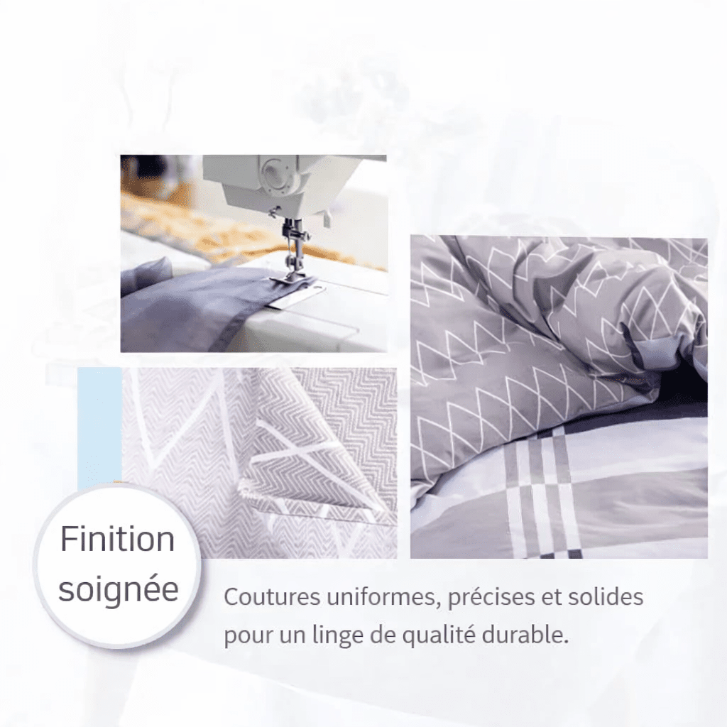 Finition soignée et coutures de qualité