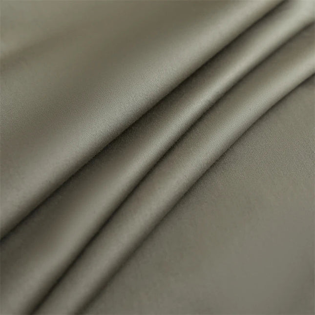 Parure de lit unie en coton égyptien – 180x220cm , 3 pièces en